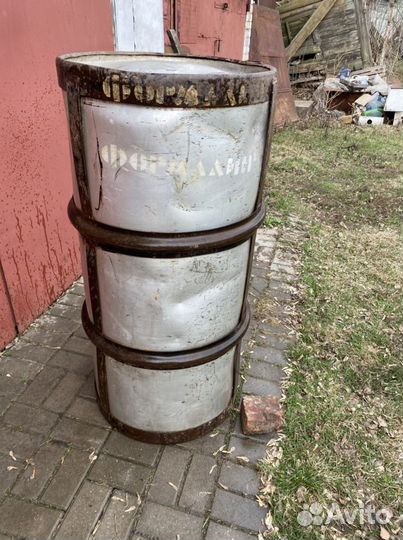 Бочка алюминиевая 200л