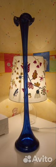 Ваза для цветов цветное стекло