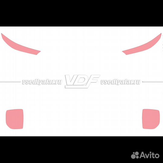 Плёнка для оклейки фар на автомобиле Hyundai Palis