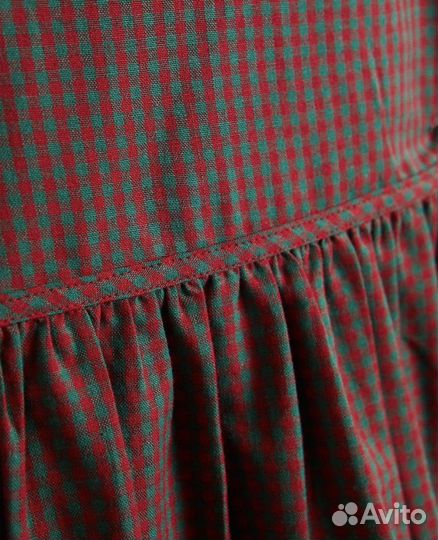 Детский рождественский фартук в клетку Zara home