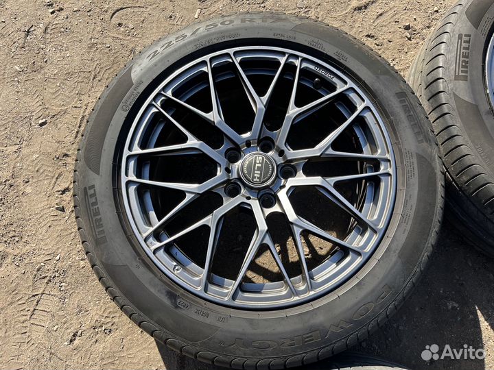 Кованные Диски Slik 5x112 Лето Pirelli 225/50 R17