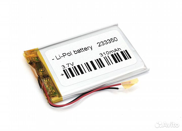 Li-Pol 2.3*33*50мм 2pin