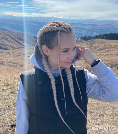 Плетение кос с канекалоном, брейды, афрокосички