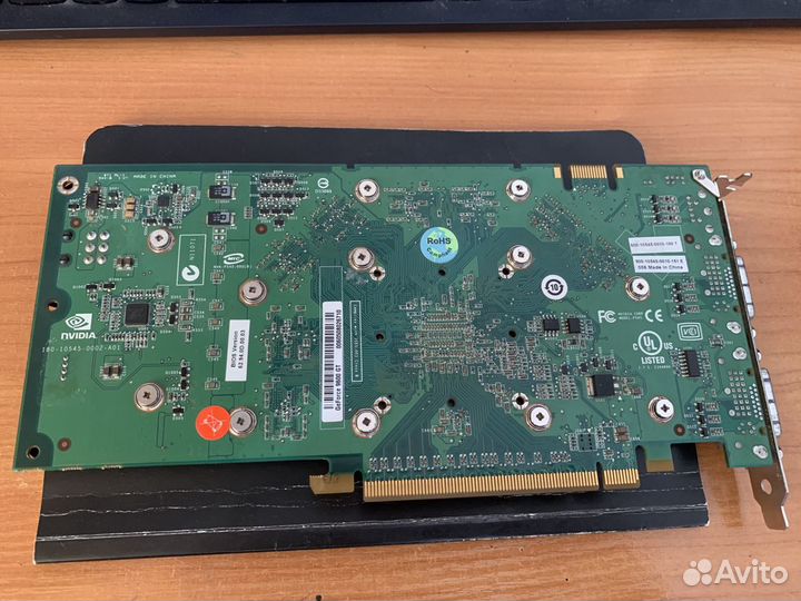 Видеокарта Nvidia Geforce 9600gt 512мб на запчасти