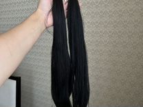 Волосы для наращивания 50 см черные