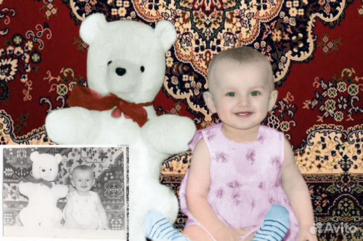 Реставрация, реконструкция, оцветнение фотографий