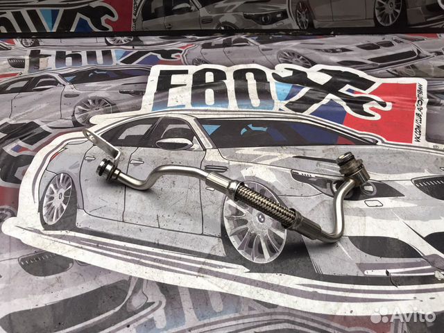 Трубка на турбину мотора n54 bmw n54b30