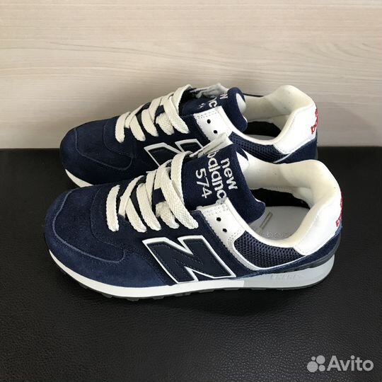Кроссовки New Balance 574 темно-синие женские