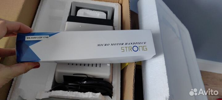 Аппарат для маникюра strong 204, лампа уф