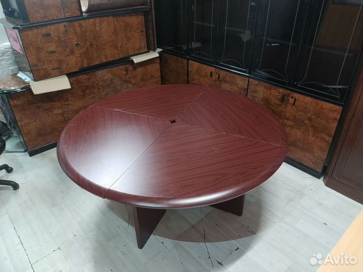 Стол переговоров круглый (4 части) б/у 02274