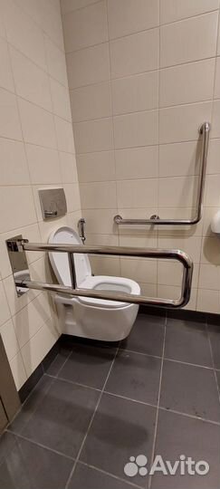 Поручень для унитаза настенный