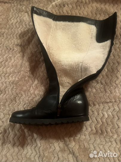 Сапоги зимние кожа 36 р-р