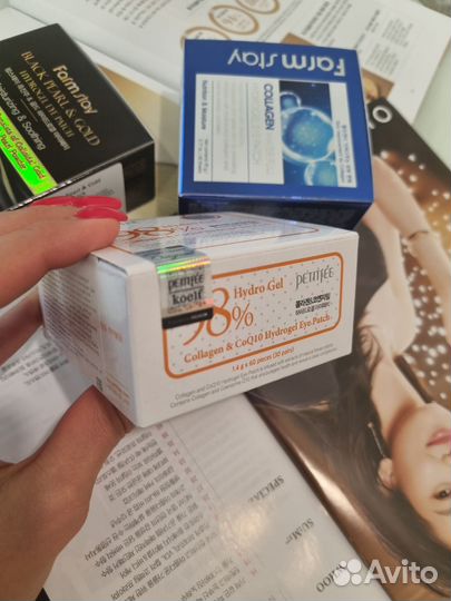 Патчи Petitfee с коллагеном и коэнзимом Q10