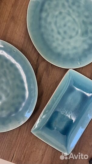 Посуда тарелки и сковорода