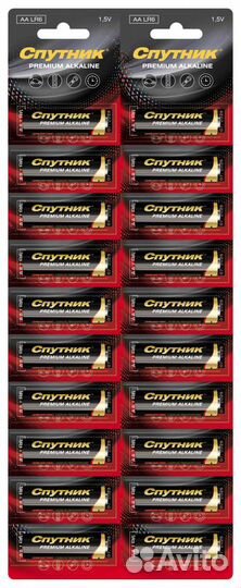 Спутник premium alkaline LR6