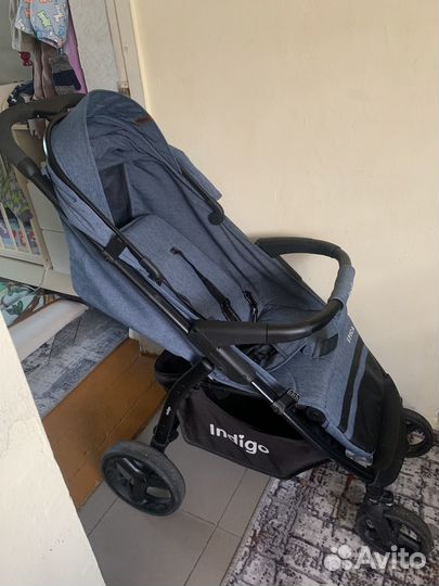 Прогулочная коляска индиго новая