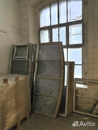 Фабричные деревянные окна советские