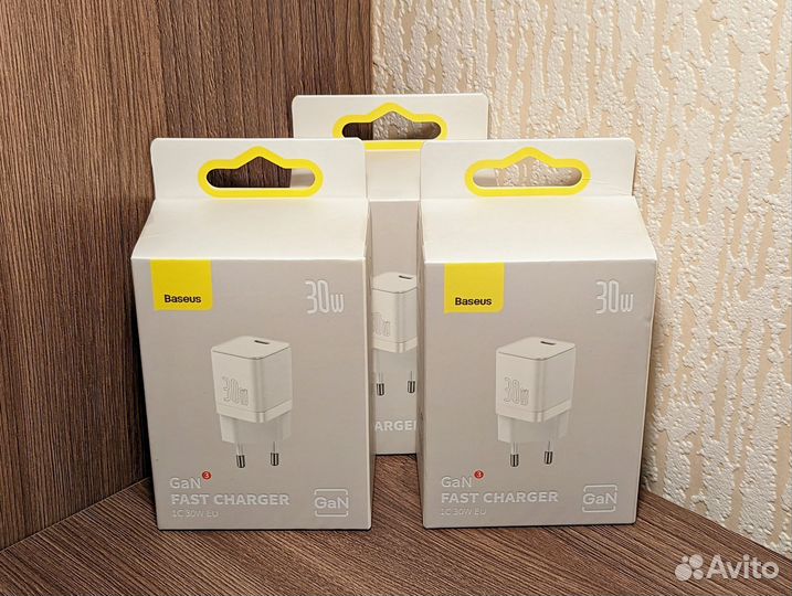 Новое зарядное Baseus Gan3 30Вт