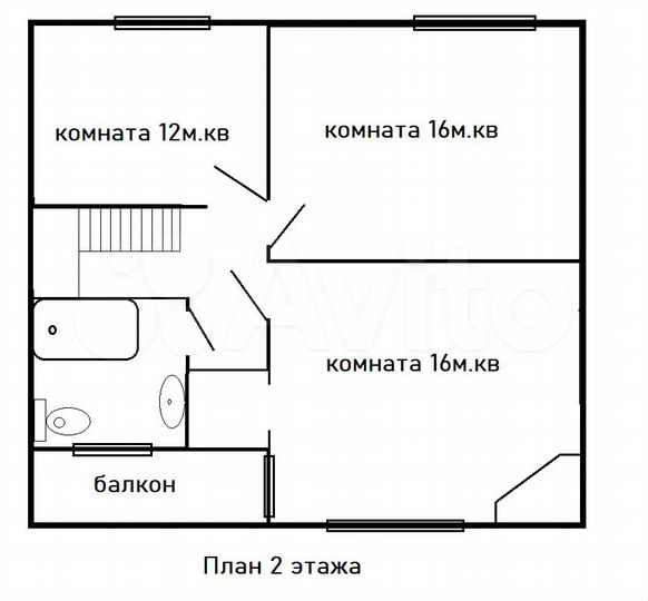 Коттедж 120 м² на участке 10 сот.