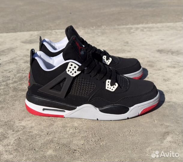 Кроссвки Nike Air Jordan 4 Retro белые новые