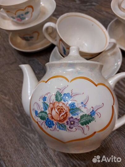 Чайный сервиз фарфор СССР
