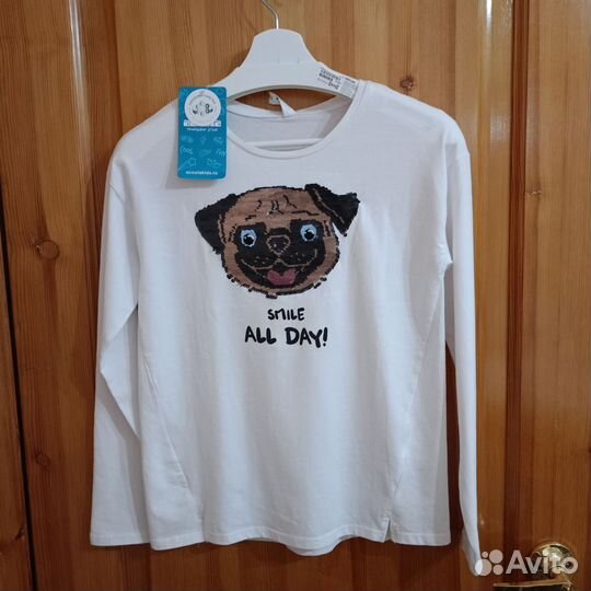 Лонгслив / блузка для девочки 164 р. Acoola новый