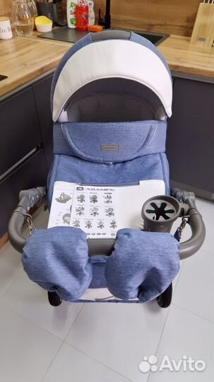 Коляска adamex massimo 3 в 1 (Польша)