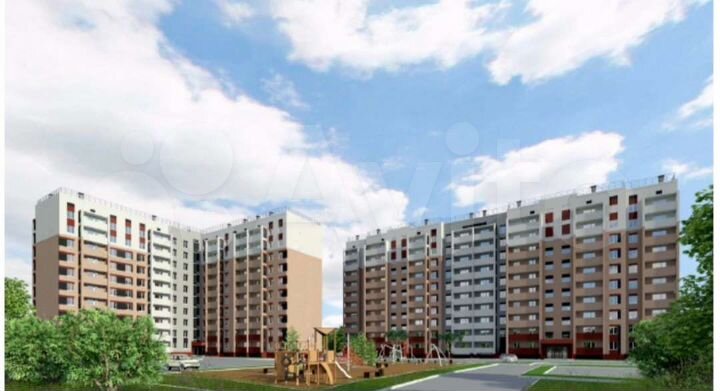 2-к. квартира, 59 м², 9/10 эт.