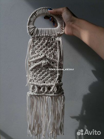 Сумка в технике макраме