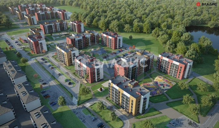 1-к. квартира, 41,3 м², 2/5 эт.