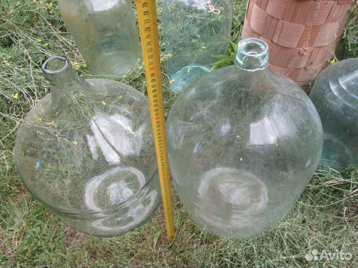 Бутыль 5-10-20-30-40 литров Бутылка Емкость стекло