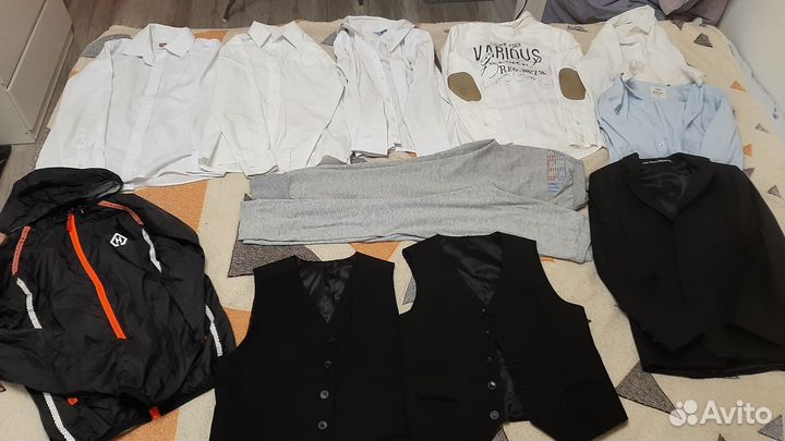 Большой пакет вещей мальчику р-р 140-146