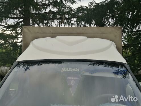 Спойлер на крышу газель