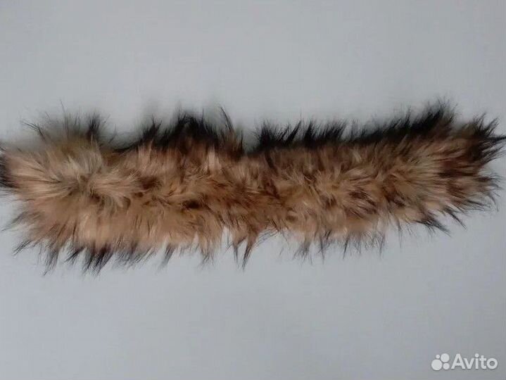 Меховая опушка для воротника и капюшона 3 шт
