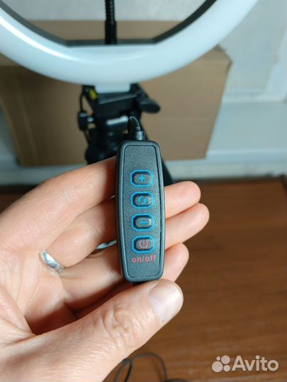 Кольцевая лампа 26 см + штатив