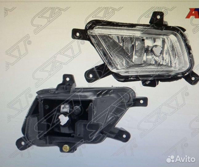 Противотуманные фары левая kia rio 2