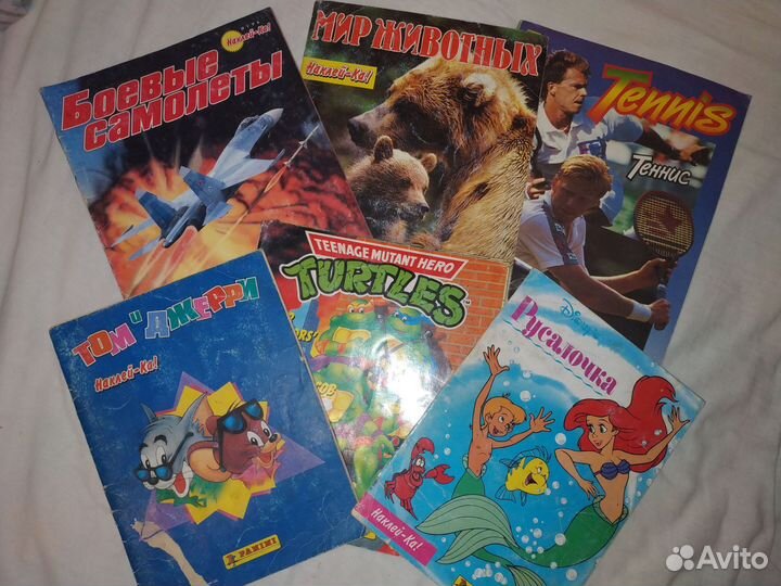 Журналы с наклейками