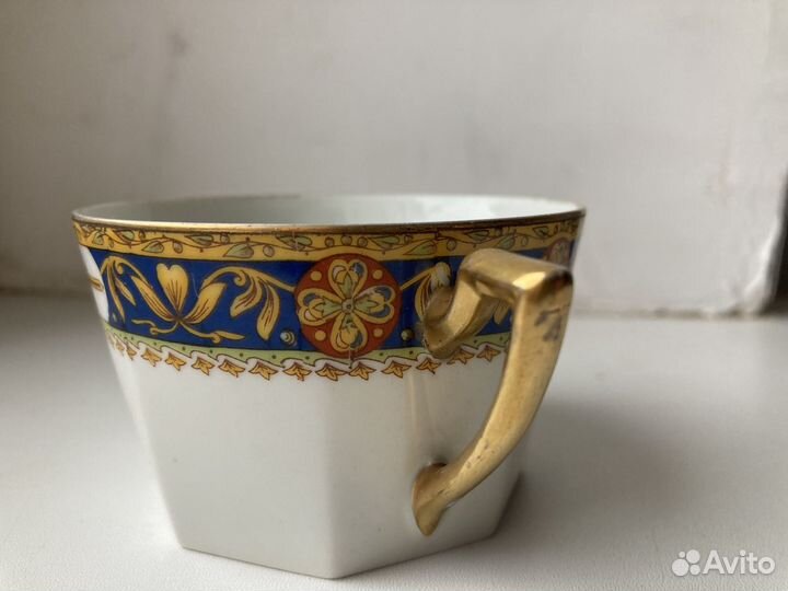 Чашка костяной фарфор Limoges 1930г