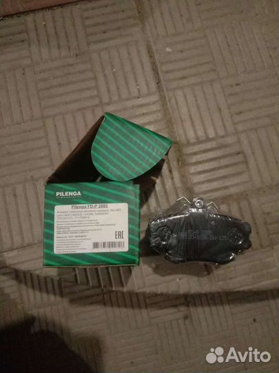 Тормозные колодки передние рено логан