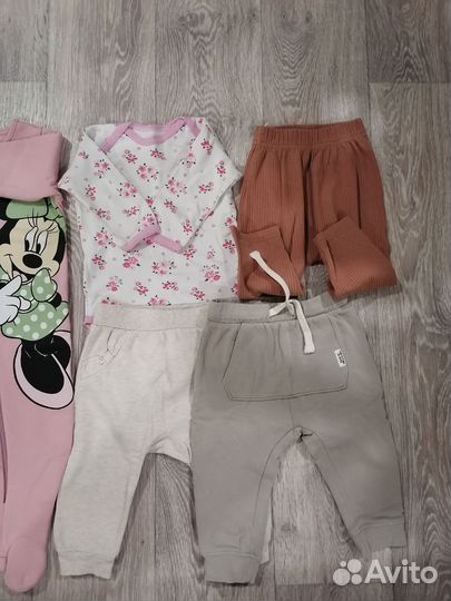 Вещи пакетом на девочку 74-80