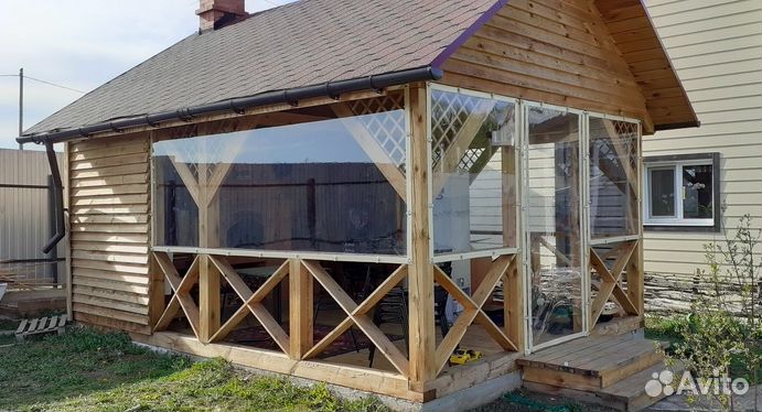 Мягкие окна для террас и беседок