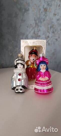 Элита елочные игрушки стекло