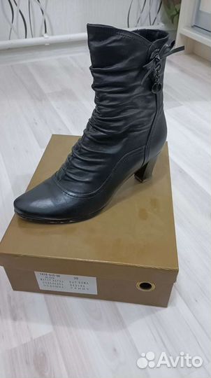 Сапоги женские 39 40 натур кожа