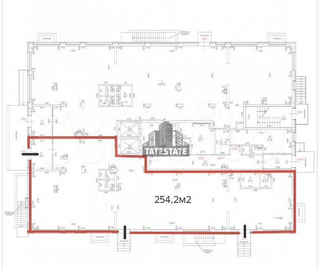 Аренда торговой-офисной площади в ЖК 