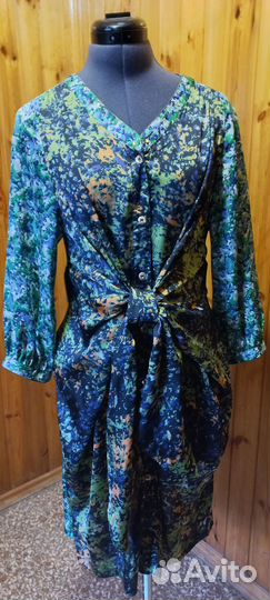 Платье пестрое 44-46р