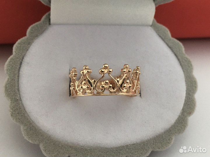 Женское кольцо Корона