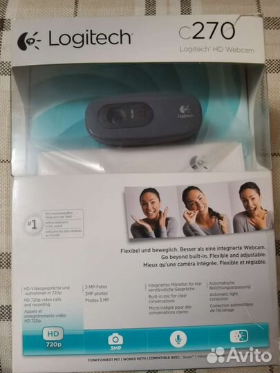 Веб камера Logitech c270