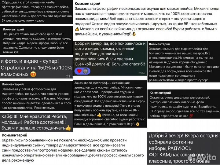 Съемка для маркетплейсов/фотосессия/фотосъемка