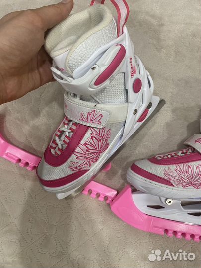 Коньки детские раздвижные 29-32р