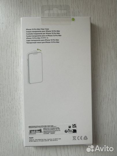 Прозрачный чехол Apple iPhone 13 Pro Max